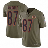 Nike Bears 87 Tom Waddle Olive Salute To Service Limited Jersey Dzhi,baseball caps,new era cap wholesale,wholesale hats